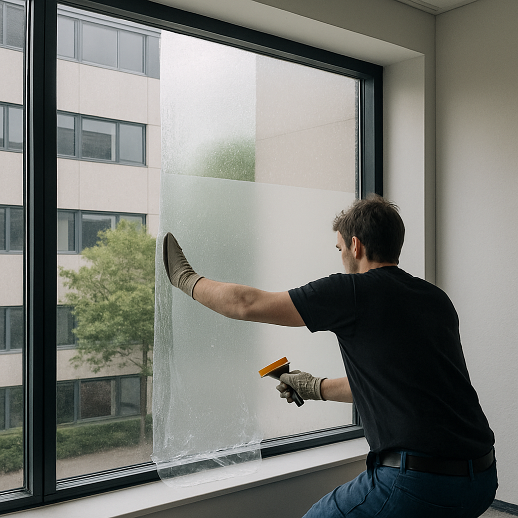 Application of window film in office space