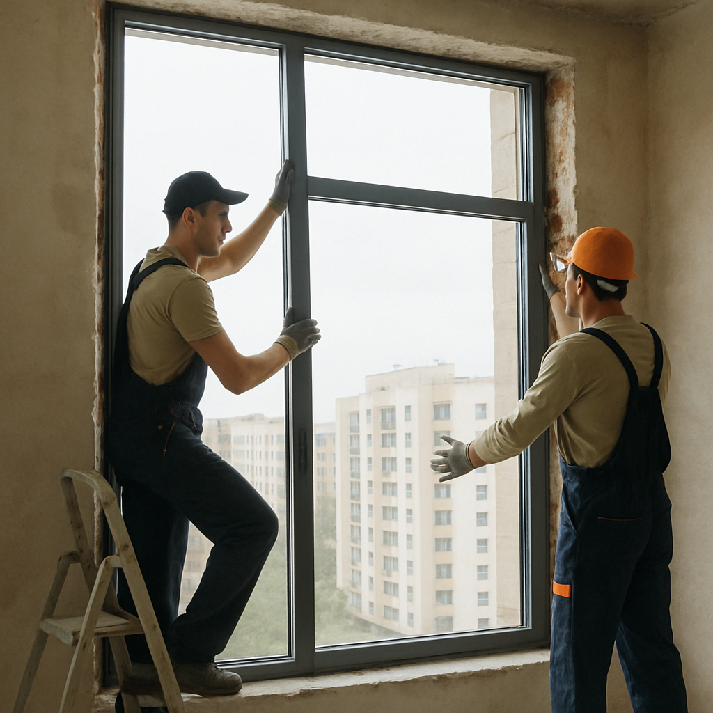 Large Window Installation