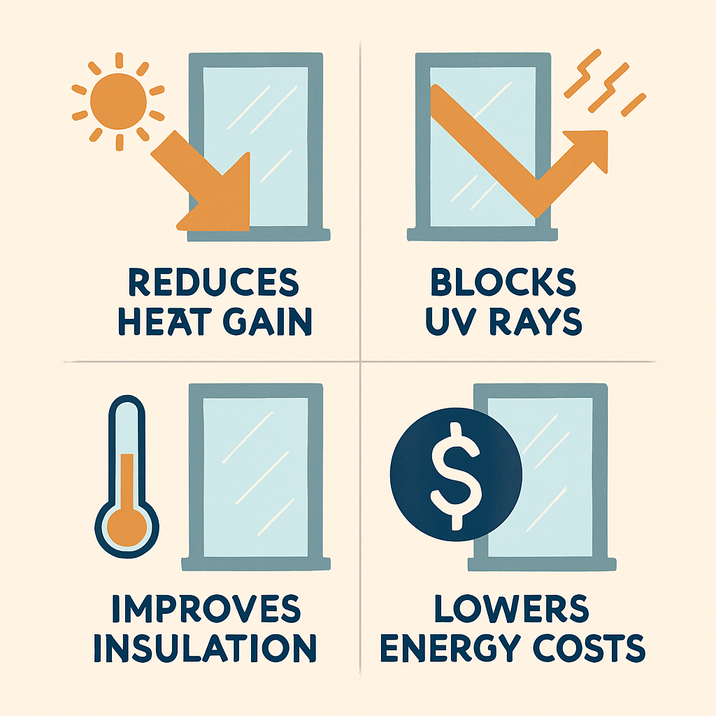 Energy efficiency benefits of window film