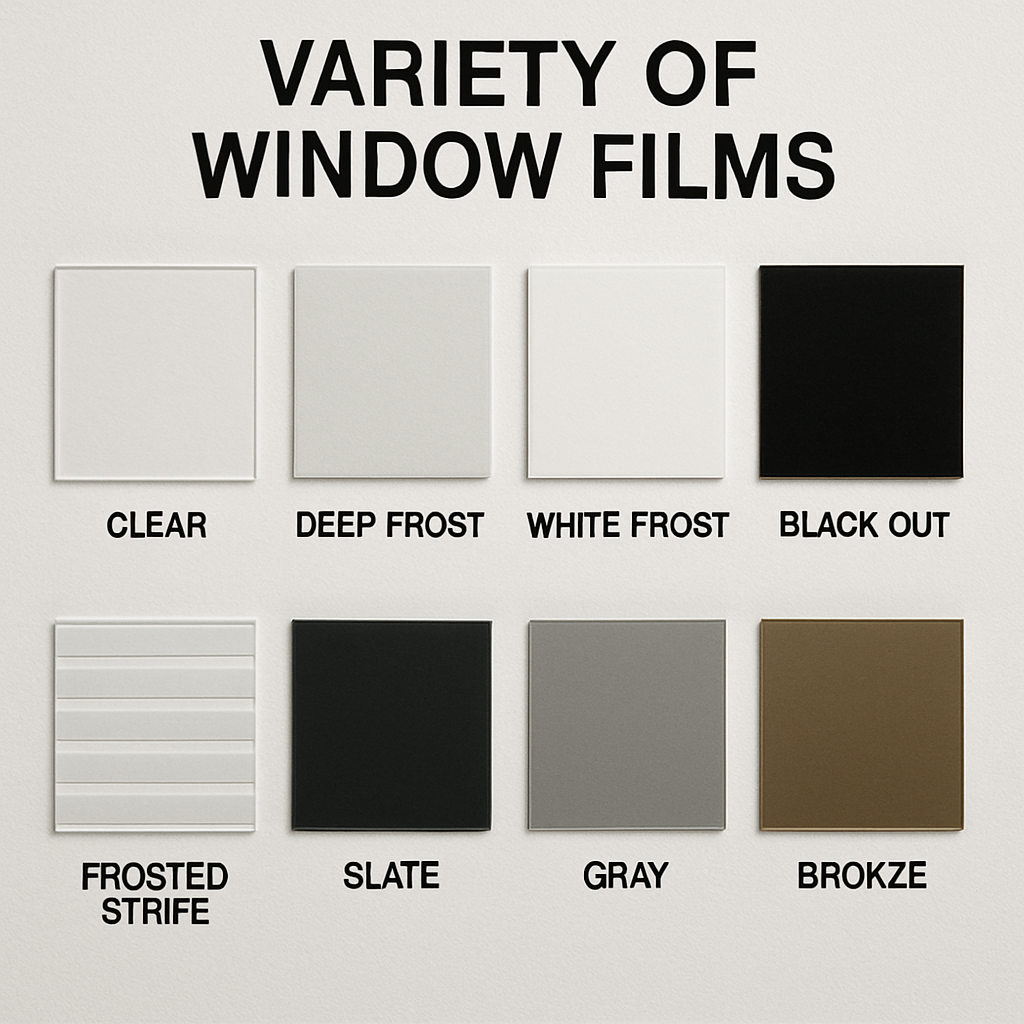 Variety of window films