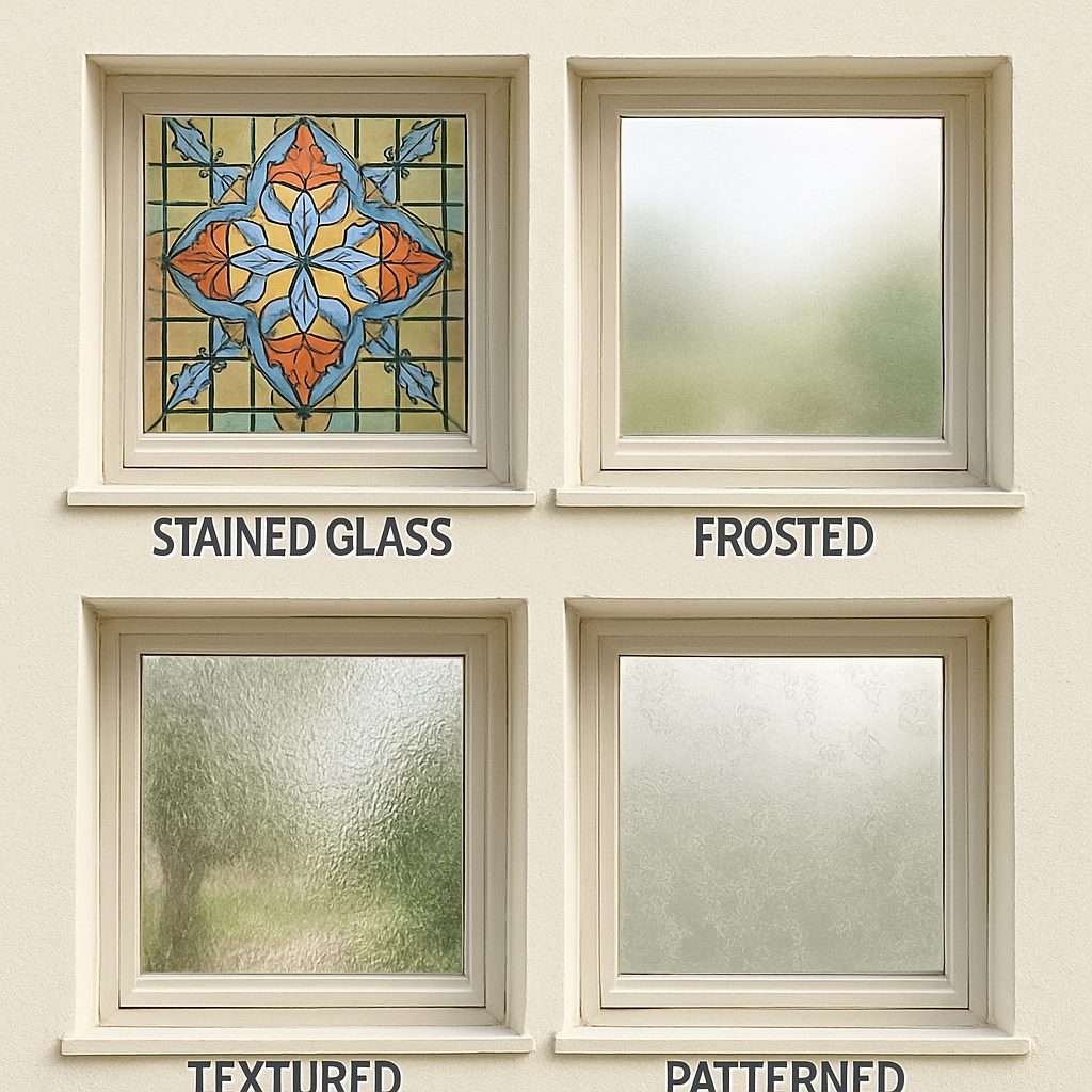 Different styles of window films