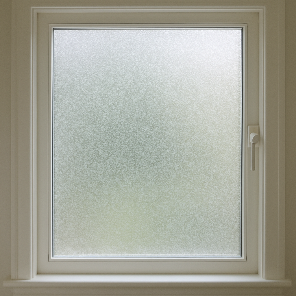 Privacy window film for residential use