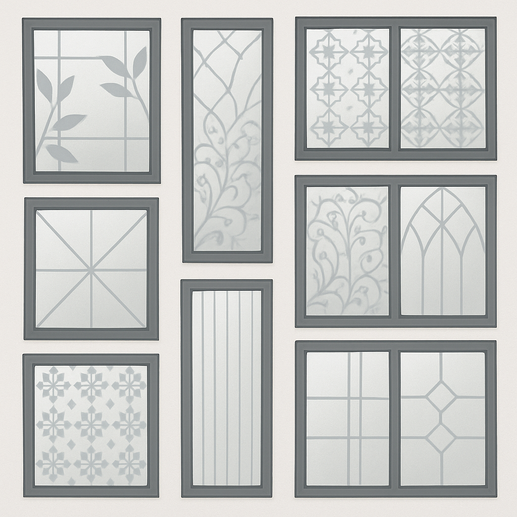 Architectural window film designs