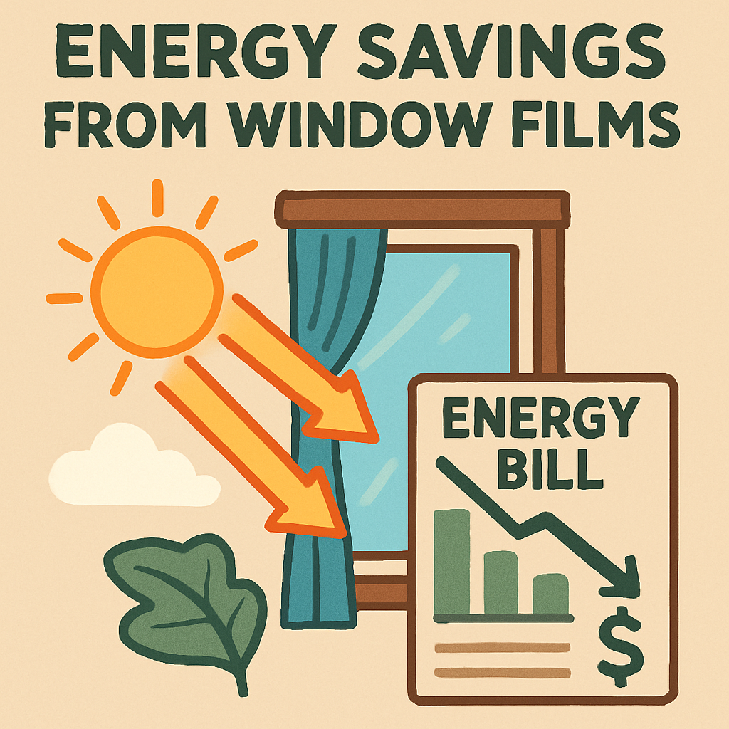 Energy savings from window films