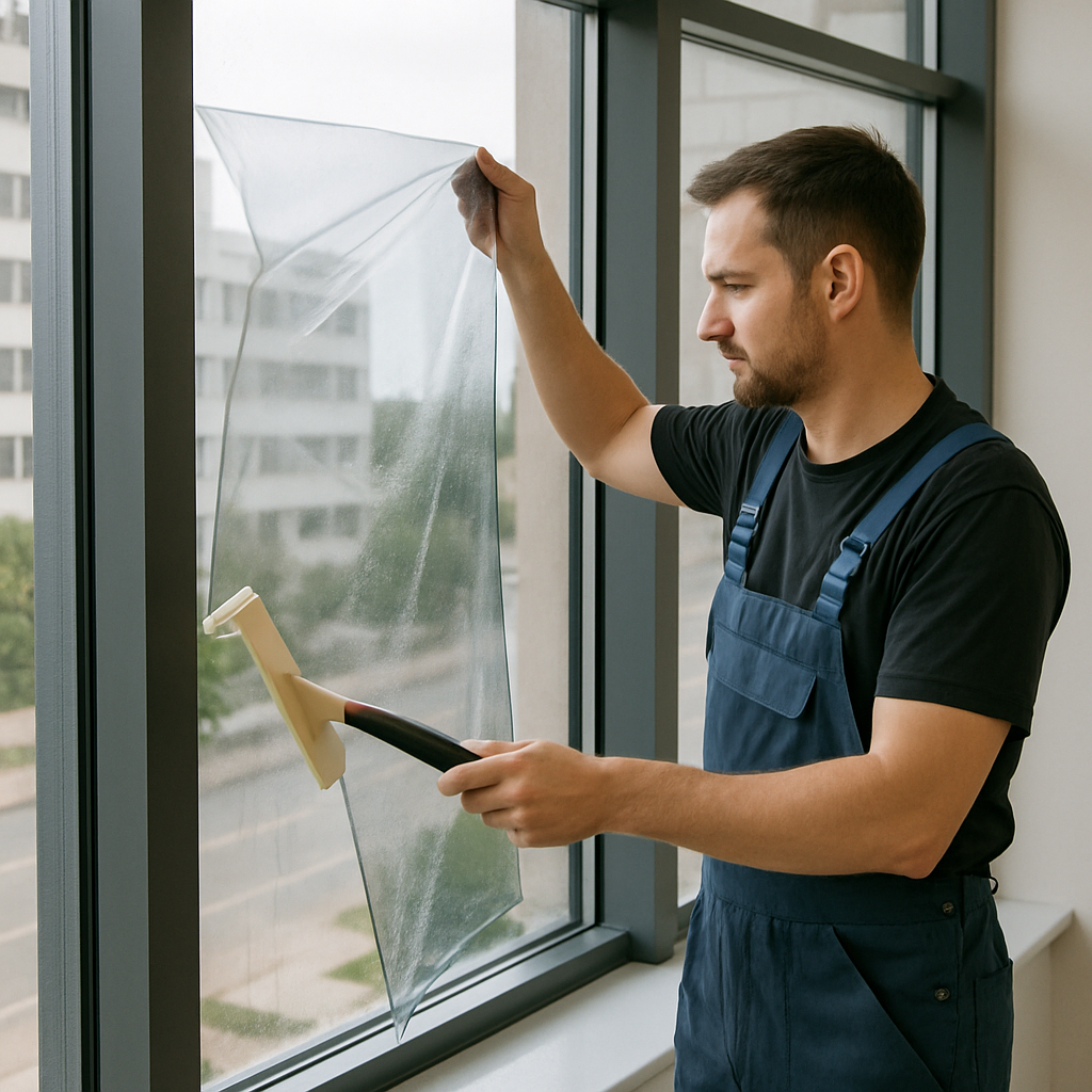 Commercial window film application