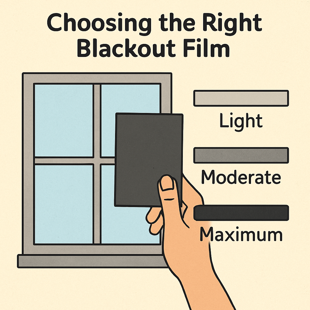 Choosing the right blackout film
