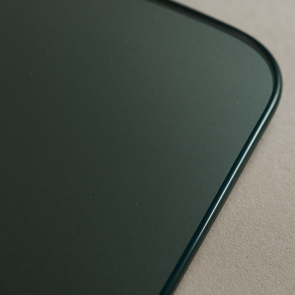 close-up of tinted glass